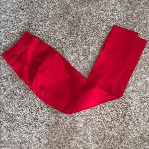 Maurices Cigarette Leg Red Pants